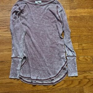 Women’s Treasure & Bond NWOT long sleeved ribbed knit top /tunic size Small